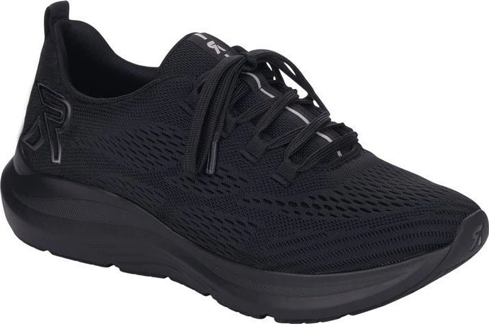 Black Mesh Lace Up