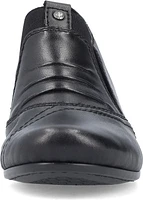 Black Slip On W Heel