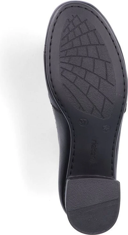Black Slip On W Heel