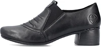 Black Slip On W Heel