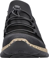 Black Toggle Lace Up