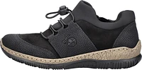 Black Toggle Lace Up