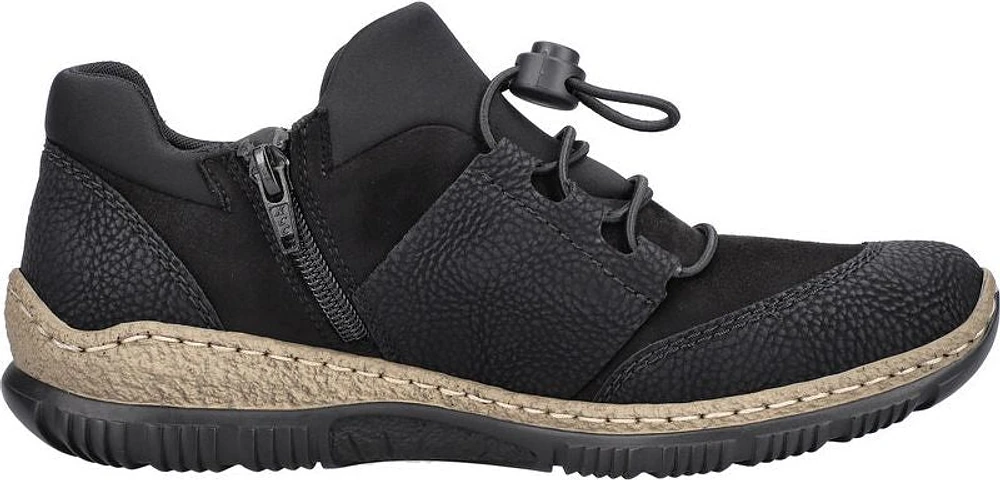 Black Toggle Lace Up