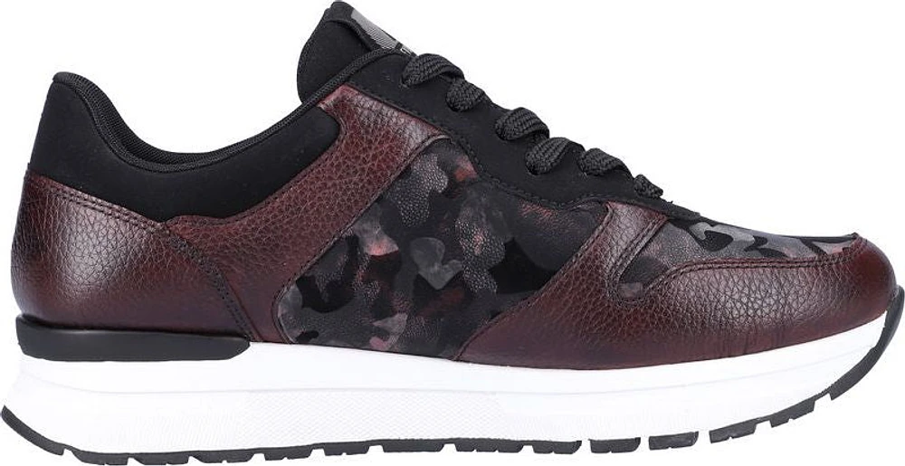 Burgundy Floral Sneaker