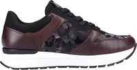 Burgundy Floral Sneaker