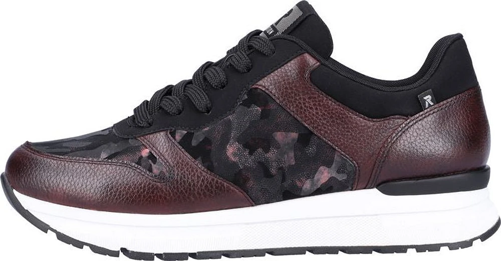 Burgundy Floral Sneaker