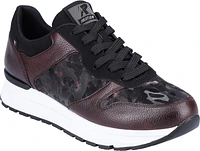 Burgundy Floral Sneaker