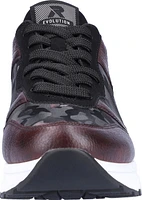 Burgundy Floral Sneaker