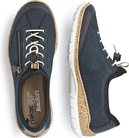 Navy Lace Up