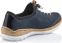 Navy Lace Up
