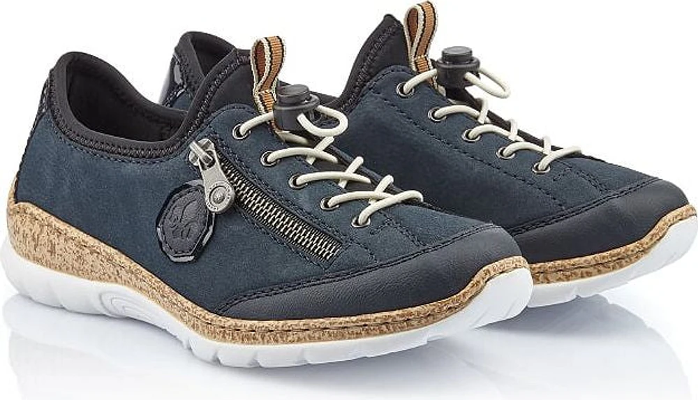 Navy Lace Up