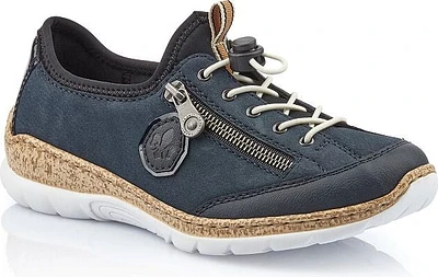 Navy Lace Up
