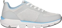 Off White/Light Blue Accent Lace Up