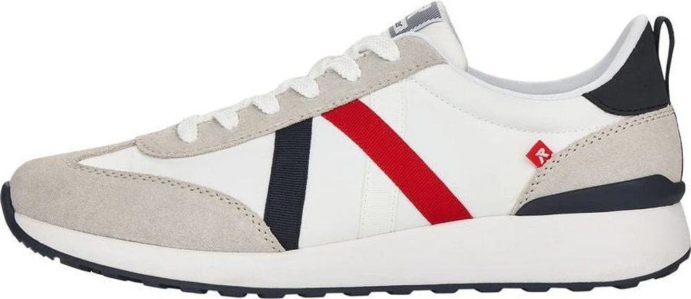 Offwhite/Red And Black Stripe Lace Up