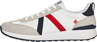 Offwhite/Red And Black Stripe Lace Up