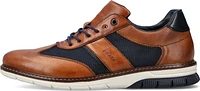 Peanut/Navy Lace Up