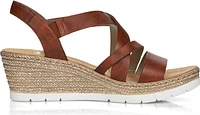 Red Wedge Heel