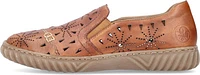 Tan Perf Slip On