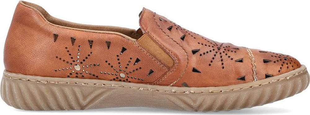 Tan Perf Slip On
