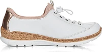 White Bungee Lace Up
