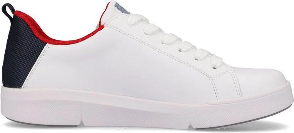 White Side Zip Sneaker