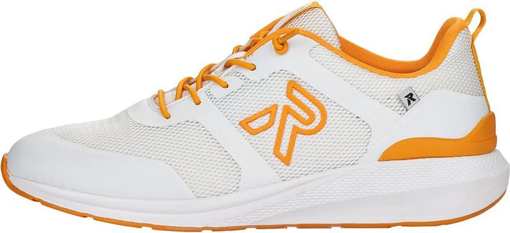 White/Yellow Accent Lace Up