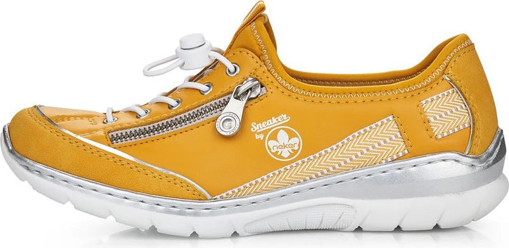 Yellow Bungee Lace Up
