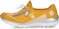 Yellow Bungee Lace Up