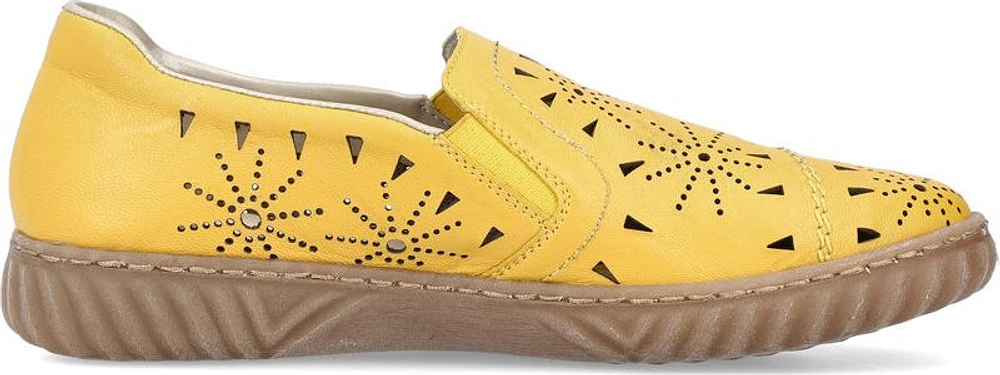Yellow Perf Slip On