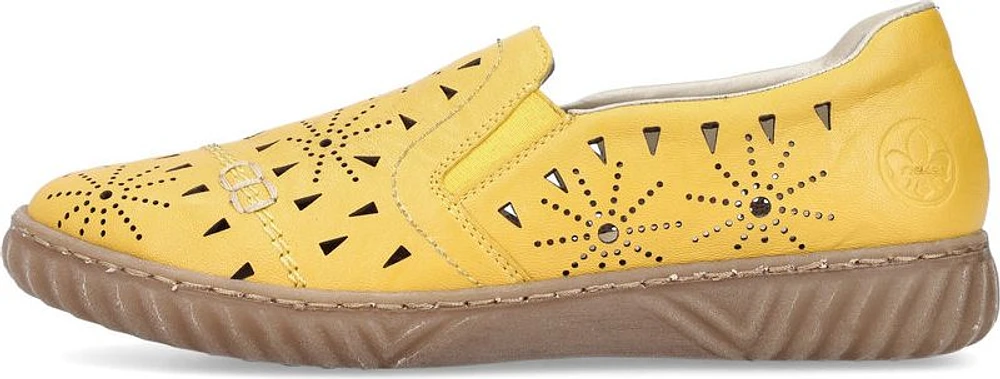 Yellow Perf Slip On