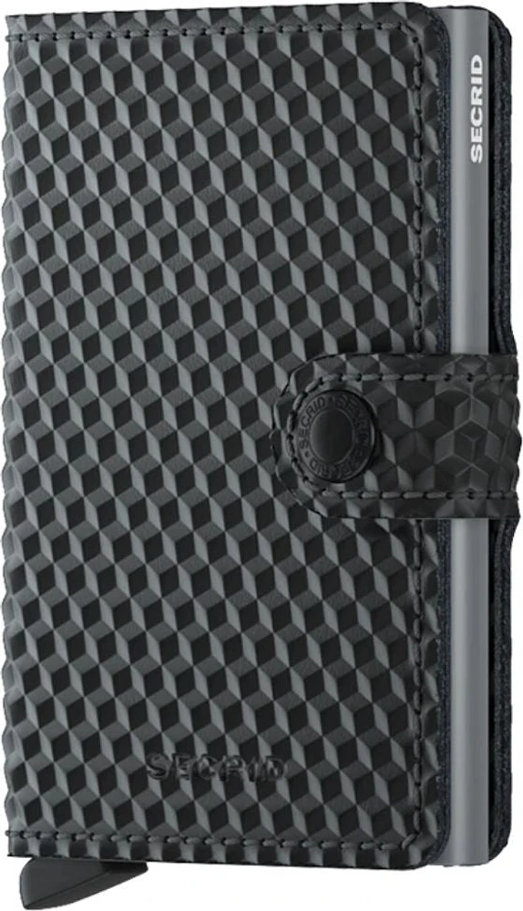 Miniwallet Cubic Black-titanium