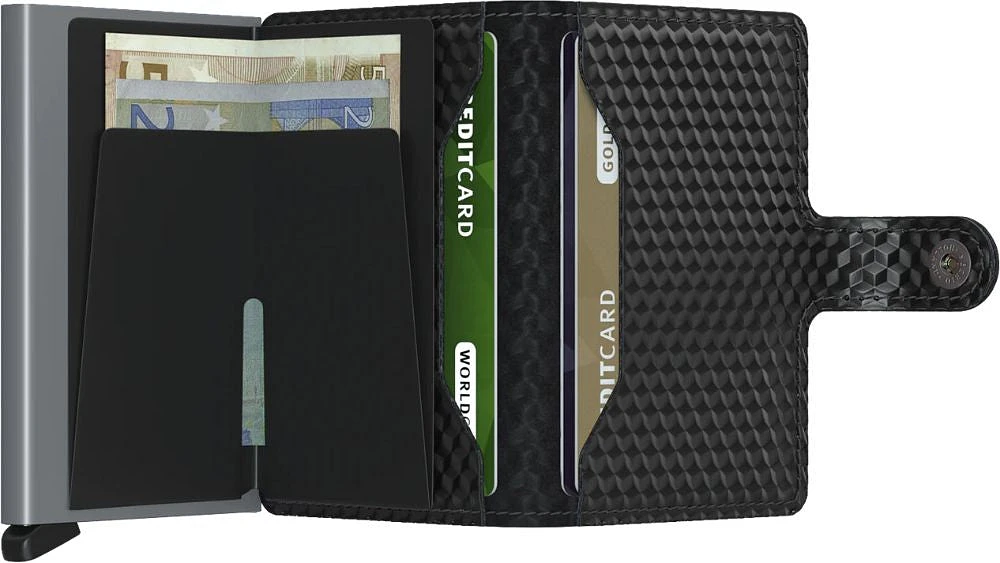 Miniwallet Cubic Black-titanium