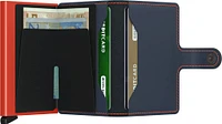 Miniwallet Matte Nightblue & Orange