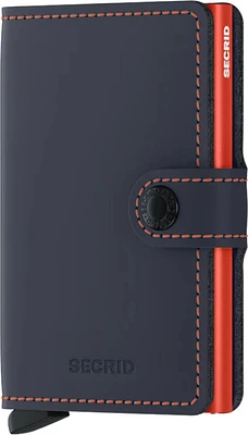 Miniwallet Matte Nightblue & Orange