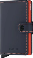 Miniwallet Matte Nightblue & Orange