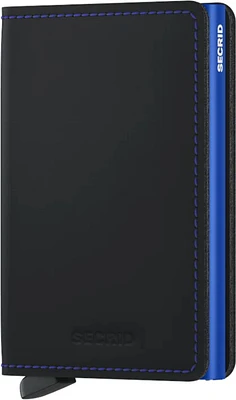 Slimwallet Matte Black & Blue
