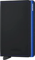 Slimwallet Matte Black & Blue
