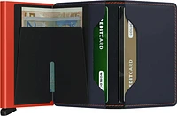 Slimwallet Matte Nightblue & Orange