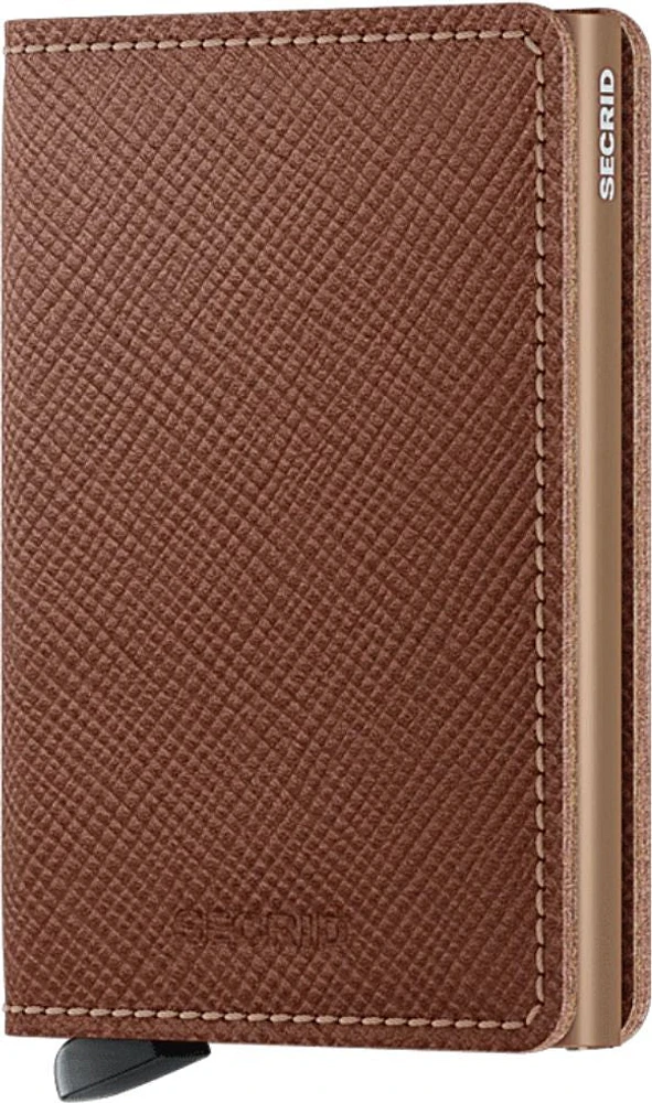 Slimwallet Saffiano Caramel