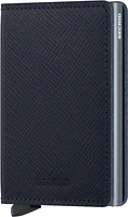 Slimwallet Saffiano Navy
