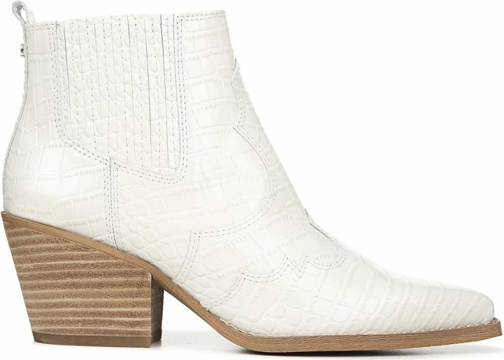 Winona Mod Ivory Croco Emboss