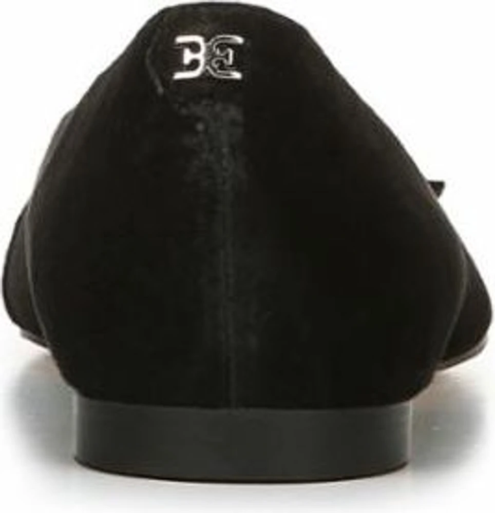 Sonja Black Kid Suede Leather
