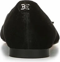 Sonja Black Kid Suede Leather