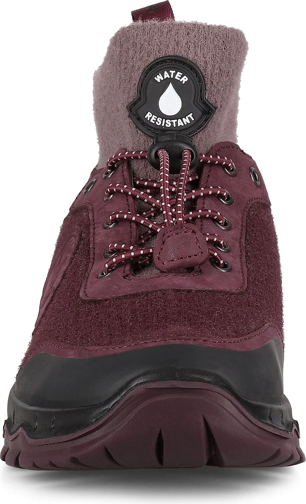 Tina Nubuck Wine Black