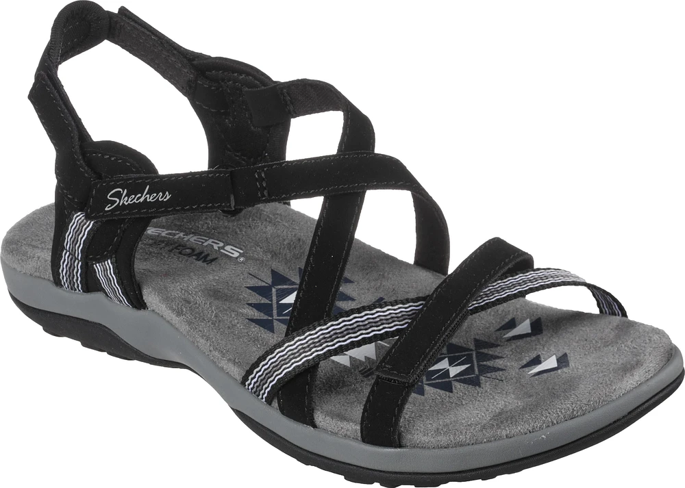 Strappy Open Toe Black Sandal