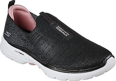 Go Walk 6 Glimmering Black/Pink