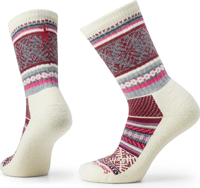 Everyday Fair Isle Sweater Crew Sock Natural