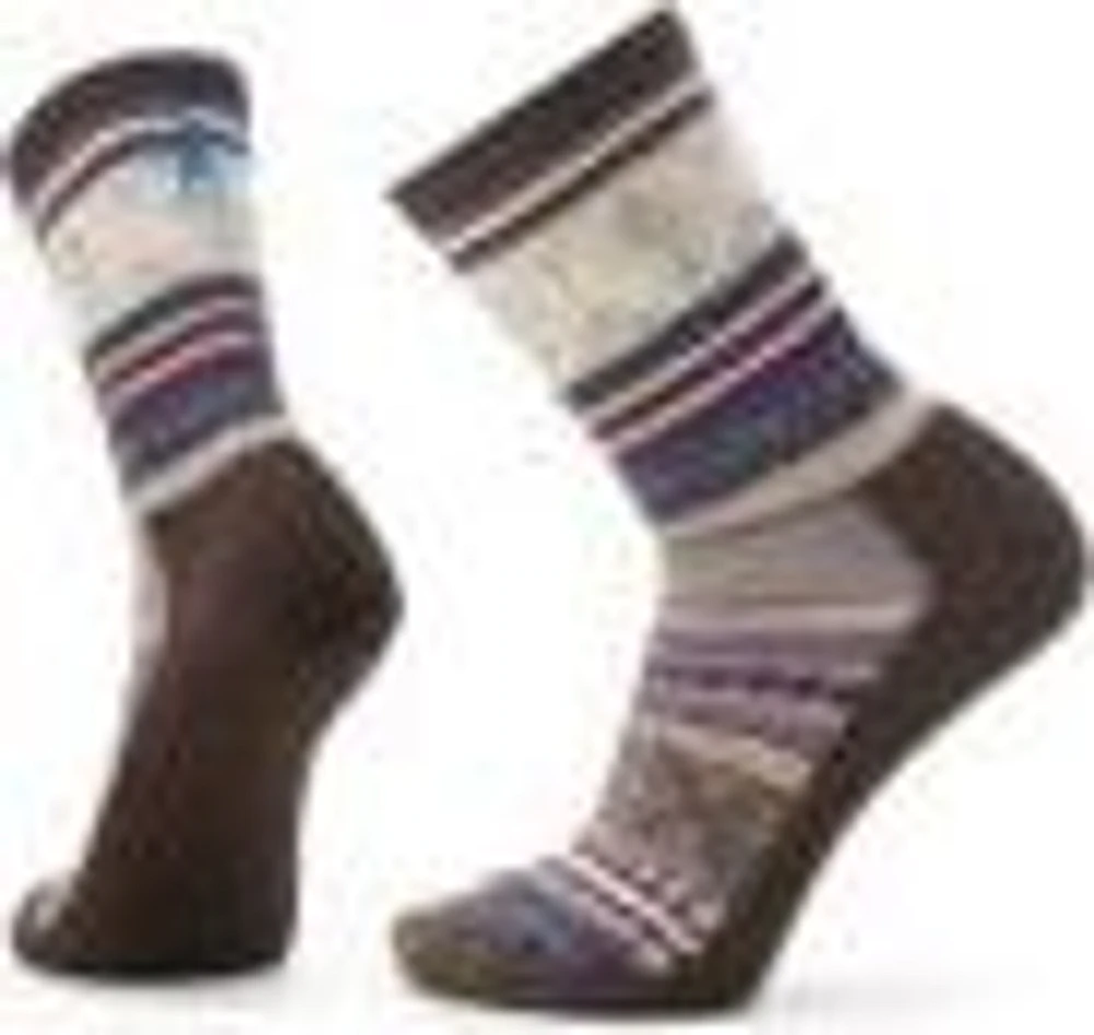 Everyday Fair Isle Sweater Crew Socks Chestnut