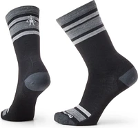 Everyday Top Split Stripe Crew Socks Black Charcoal