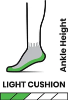 Performance Hike Light Cushion Ankle Charcoal